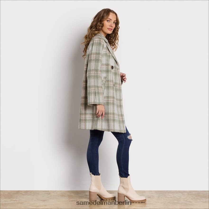 Sam Edelman Peacoat-Jacke aus Wolle Frauen sanftes Grün Bekleidung 2P8JNV1125 - Image 1