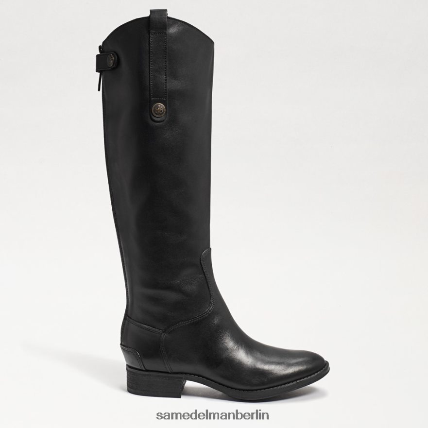Sam Edelman Penny-Reitstiefel aus Leder Frauen schwarzes Leder Schuhwerk 2P8JNV415 - Image 2