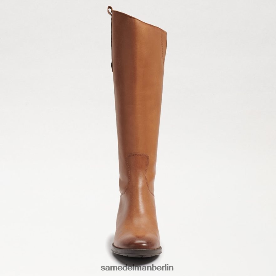 Sam Edelman Penny-Reitstiefel aus Leder Frauen Whiskey-Leder Schuhwerk 2P8JNV416 - Image 3