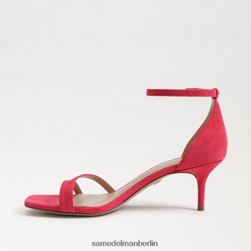Sam Edelman Pfingstrosen-Sandale mit Kätzchenabsatz Frauen Ultra-Fuchsia-Wildleder Schuhwerk 2P8JNV507 - Image 4