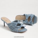 Sam Edelman Pia Riemchenabsatz Frauen Blau Schuhwerk 2P8JNV596 - Image 7
