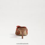 Sam Edelman Pia Riemchenabsatz Frauen Orangenmohn Schuhwerk 2P8JNV599 - Image 5