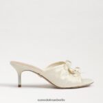 Sam Edelman Pia Riemchenabsatz Frauen Perlmutt Schuhwerk 2P8JNV598 - Image 2
