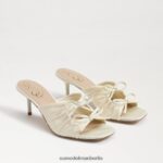 Sam Edelman Pia Riemchenabsatz Frauen Perlmutt Schuhwerk 2P8JNV598