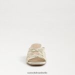 Sam Edelman Pia Riemchenabsatz Frauen Perlmutt Schuhwerk 2P8JNV598 - Image 3
