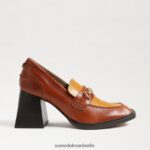 Sam Edelman Quincy-Loafer mit Blockabsatz Frauen rostbraun Schuhwerk 2P8JNV630 - Image 2