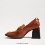 Sam Edelman Quincy-Loafer mit Blockabsatz Frauen rostbraun Schuhwerk 2P8JNV630 - Image 4