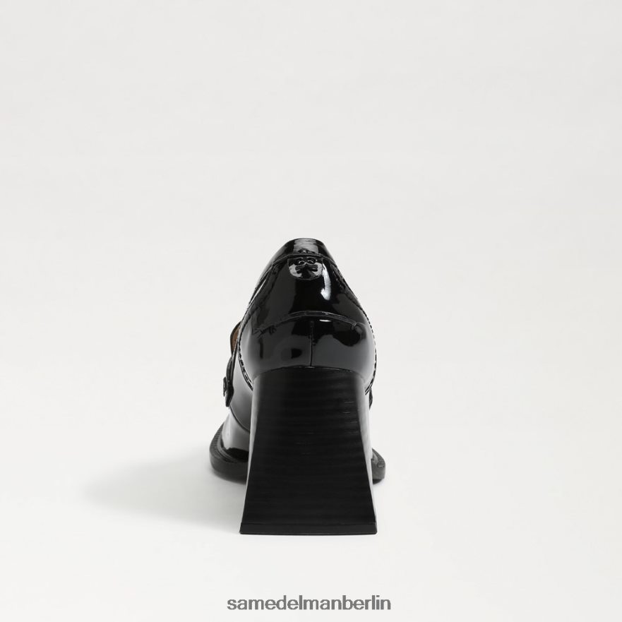 Sam Edelman Quincy-Loafer mit Blockabsatz Frauen schwarzes Lackleder Schuhwerk 2P8JNV631 - Image 5