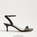 Sam Edelman Rayelle Kitten-Heel Frauen schwarzes Leder Schuhwerk 2P8JNV679 - Image 2