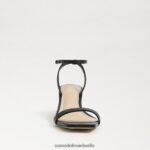 Sam Edelman Rayelle Kitten-Heel Frauen schwarzes Leder Schuhwerk 2P8JNV679 - Image 3