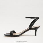 Sam Edelman Rayelle Kitten-Heel Frauen schwarzes Leder Schuhwerk 2P8JNV679 - Image 4