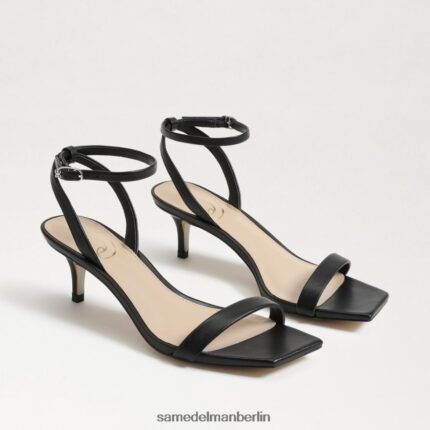 Sam Edelman Rayelle Kitten-Heel Frauen schwarzes Leder Schuhwerk 2P8JNV679