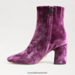 Sam Edelman Rehkitz-Stiefeletten Frauen tiefer Orchideensamt Schuhwerk 2P8JNV782 - Image 4