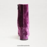 Sam Edelman Rehkitz-Stiefeletten Frauen tiefer Orchideensamt Schuhwerk 2P8JNV782 - Image 5