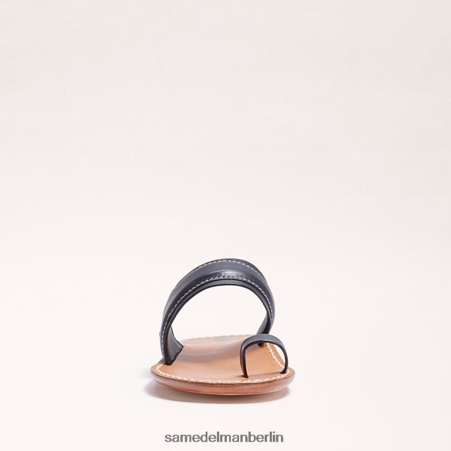 Sam Edelman Sandale „Margit“ mit Zehenring Frauen schwarzes Leder Schuhwerk 2P8JNV258 - Image 3