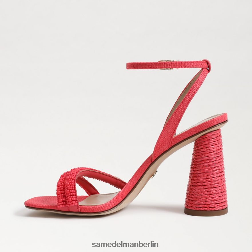 Sam Edelman Sandale mit Blockabsatz und Perlen von Kia Frauen baros rosa Schuhwerk 2P8JNV487 - Image 4