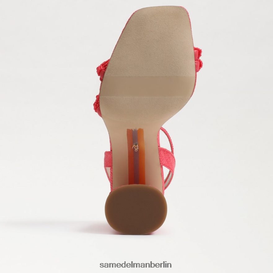 Sam Edelman Sandale mit Blockabsatz und Perlen von Kia Frauen baros rosa Schuhwerk 2P8JNV487 - Image 6