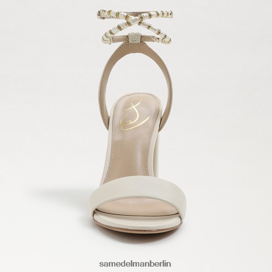 Sam Edelman Sandale mit Blockabsatz von Yanelli Frauen modernes elfenbeinfarbenes Leder Schuhwerk 2P8JNV857 - Image 3
