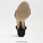Sam Edelman Sandale mit Blockabsatz von Yanelli Frauen schwarze Seide Schuhwerk 2P8JNV855 - Image 6