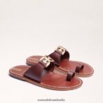 Sam Edelman Sandale mit Zehenring von Maxime Frauen Ahorn-Bourbon Schuhwerk 2P8JNV256