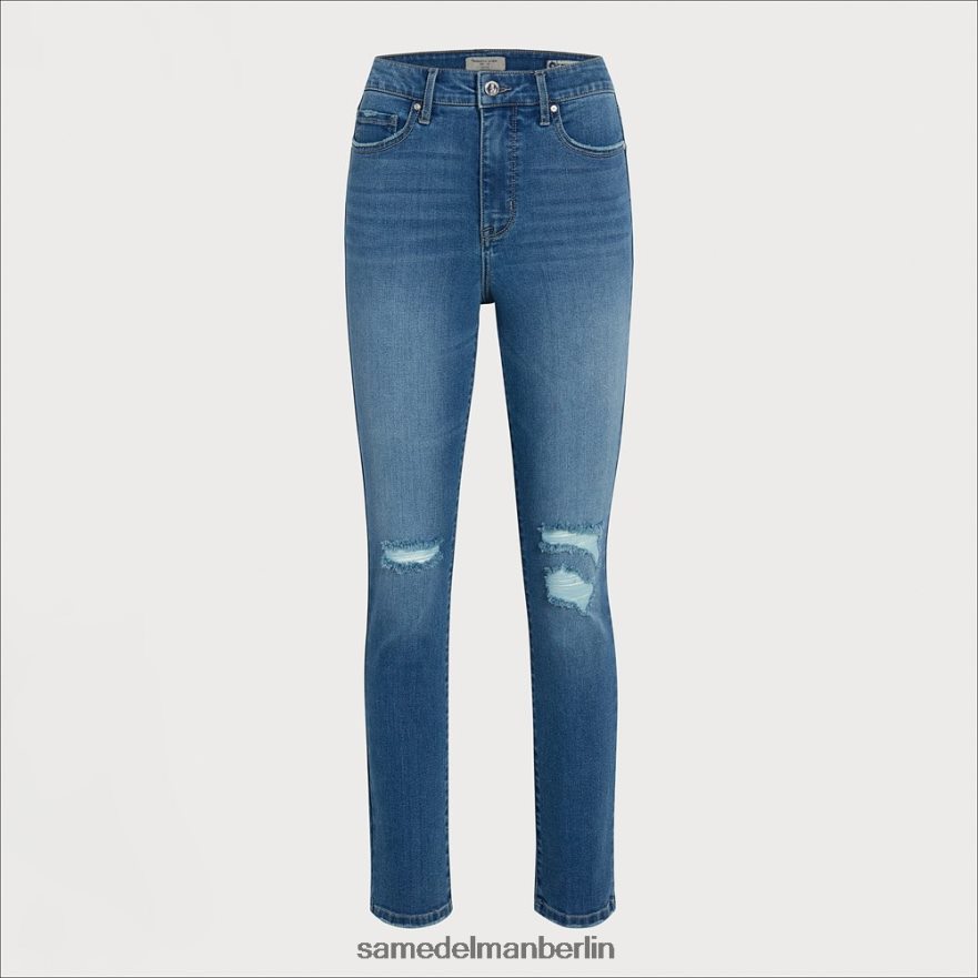 Sam Edelman Schmale, gerade Hose mit hohem Bund Frauen Ozeanantrieb Bekleidung 2P8JNV1229 - Image 5