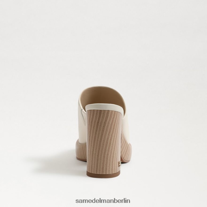 Sam Edelman Shiloh-Pantoletten mit Absatz Frauen modernes Elfenbein Schuhwerk 2P8JNV715 - Image 5