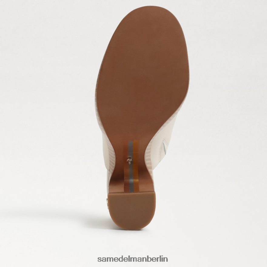 Sam Edelman Shiloh-Pantoletten mit Absatz Frauen modernes Elfenbein Schuhwerk 2P8JNV715 - Image 6