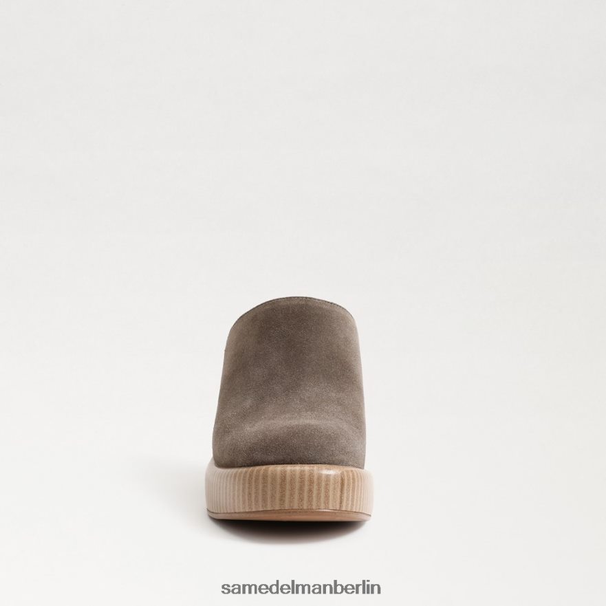 Sam Edelman Shiloh-Pantoletten mit Absatz Frauen Wüstenoliven-Wildleder Schuhwerk 2P8JNV716 - Image 3