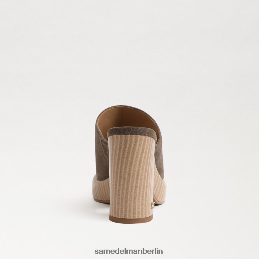 Sam Edelman Shiloh-Pantoletten mit Absatz Frauen Wüstenoliven-Wildleder Schuhwerk 2P8JNV716 - Image 5
