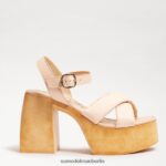 Sam Edelman Suzannah-Plateau-Blockabsatz Frauen Elfenbein Schuhwerk 2P8JNV568 - Image 2