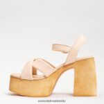 Sam Edelman Suzannah-Plateau-Blockabsatz Frauen Elfenbein Schuhwerk 2P8JNV568 - Image 4
