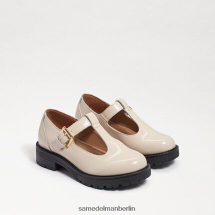 Sam Edelman Taelor-Loafer mit Stollensohle Kinder modernes elfenbeinfarbenes Boxleder Schuhwerk 2P8JNV928