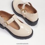 Sam Edelman Taelor-Loafer mit Stollensohle Kinder modernes elfenbeinfarbenes Boxleder Schuhwerk 2P8JNV928 - Image 7