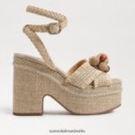 Sam Edelman Tate Plateausandale Frauen Eierschale Schuhwerk 2P8JNV689 - Image 2