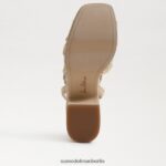 Sam Edelman Tate Plateausandale Frauen Eierschale Schuhwerk 2P8JNV689 - Image 6