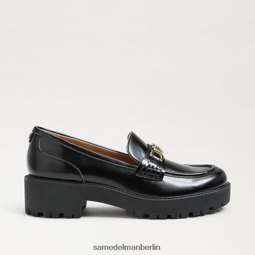 Sam Edelman Teagan-Loafer mit Stollensohle Frauen schwarzes Lackleder Schuhwerk 2P8JNV395 - Image 2