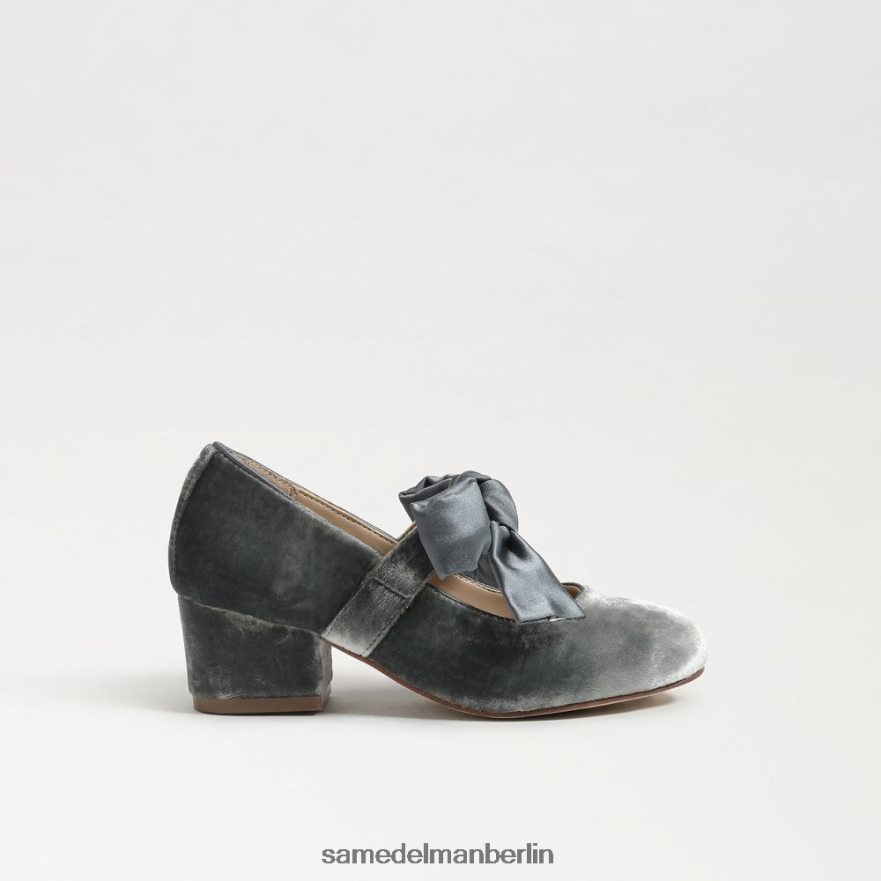 Sam Edelman Teddy-Blockabsatz Mary Jane Kinder rauchiges Blau Schuhwerk 2P8JNV933 - Image 2