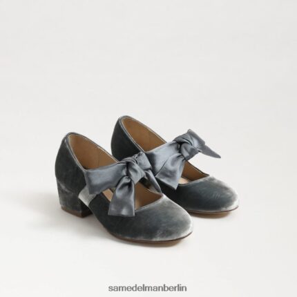 Sam Edelman Teddy-Blockabsatz Mary Jane Kinder rauchiges Blau Schuhwerk 2P8JNV933