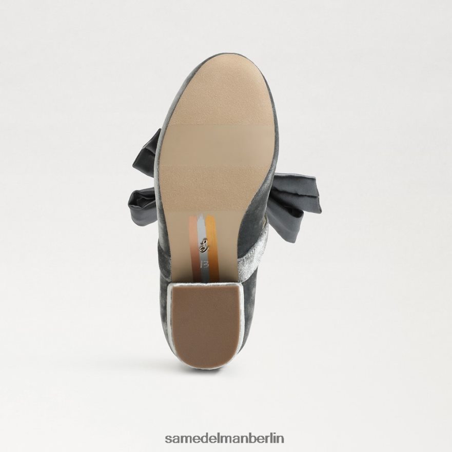 Sam Edelman Teddy-Blockabsatz Mary Jane Kinder rauchiges Blau Schuhwerk 2P8JNV933 - Image 6