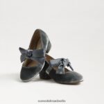 Sam Edelman Teddy-Blockabsatz Mary Jane Kinder rauchiges Blau Schuhwerk 2P8JNV933 - Image 7