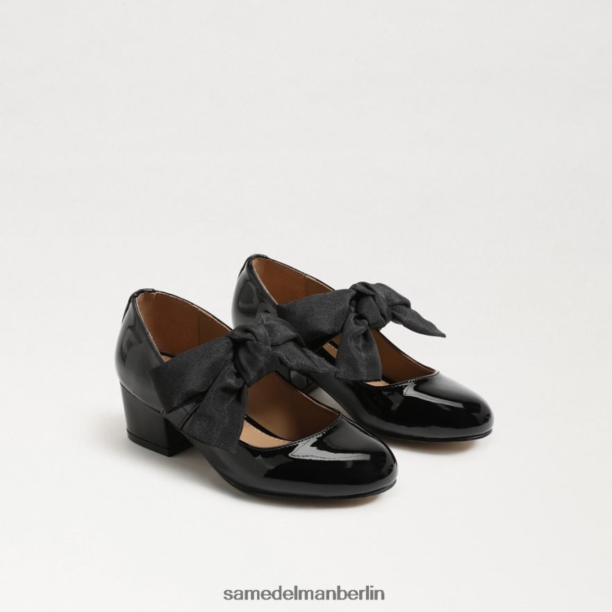 sam_edelman_teddy_blockabsatz_mary_jane_kinder_schwarzes_lackleder_schuhwerk_2p8jnv935.jpg Sam Edelman Teddy-Blockabsatz Mary Jane Kinder schwarzes Lackleder Schuhwerk 2P8JNV935 - Image 1