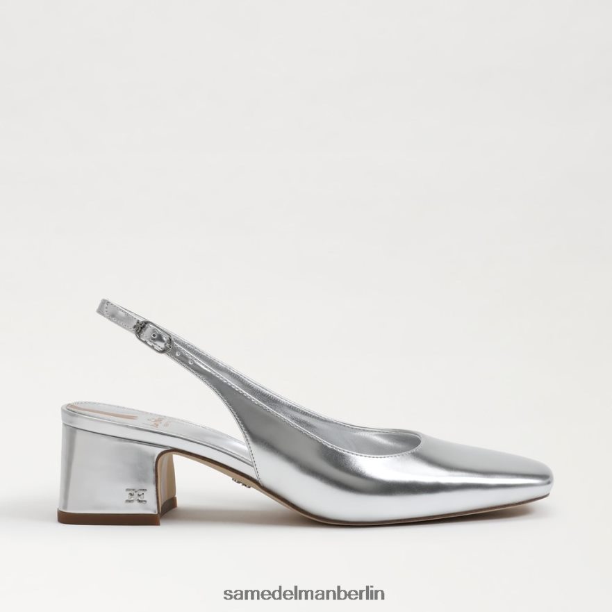Sam Edelman Terra-Slingback-Kitten-Heel Frauen weiches Silber Schuhwerk 2P8JNV187 - Image 2