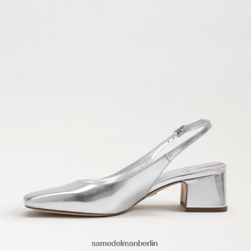 Sam Edelman Terra-Slingback-Kitten-Heel Frauen weiches Silber Schuhwerk 2P8JNV187 - Image 4