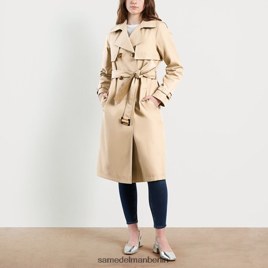 sam_edelman_trenchcoat_mit_guertel_frauen_birke_bekleidung_2p8jnv1176.jpg Sam Edelman Trenchcoat mit Gürtel Frauen Birke Bekleidung 2P8JNV1176 - Image 1