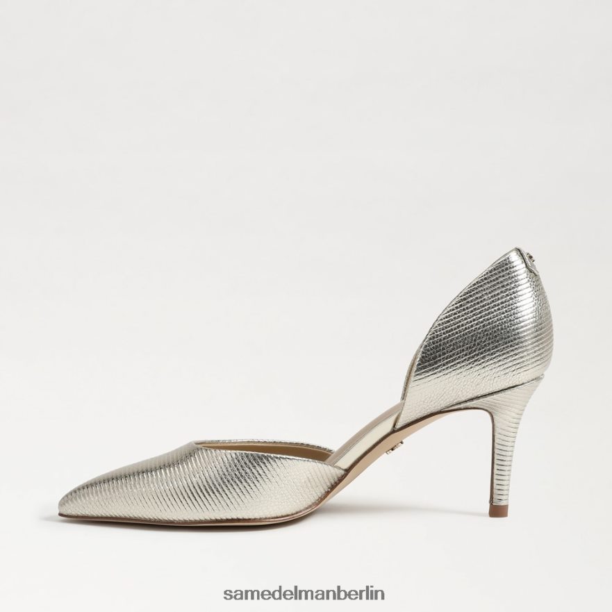 Sam Edelman Viv-Pumpe mit spitzer Zehenpartie Frauen Platin Schuhwerk 2P8JNV368 - Image 4