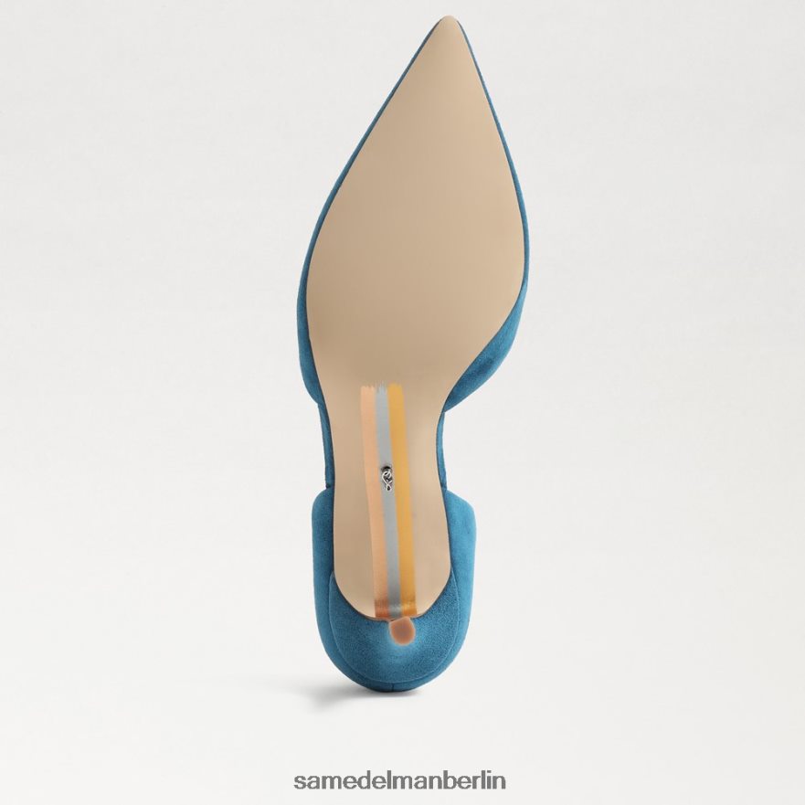 Sam Edelman Viv-Pumpe mit spitzer Zehenpartie Frauen Saphir-Wildleder Schuhwerk 2P8JNV369 - Image 6