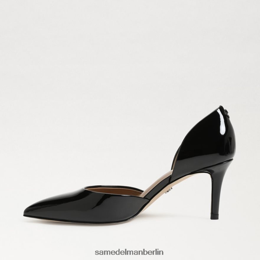 Sam Edelman Viv-Pumpe mit spitzer Zehenpartie Frauen schwarzes Lackleder Schuhwerk 2P8JNV363 - Image 4