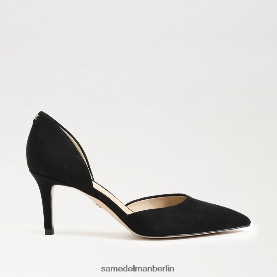 Sam Edelman Viv-Pumpe mit spitzer Zehenpartie Frauen schwarzes Wildleder Schuhwerk 2P8JNV367 - Image 2