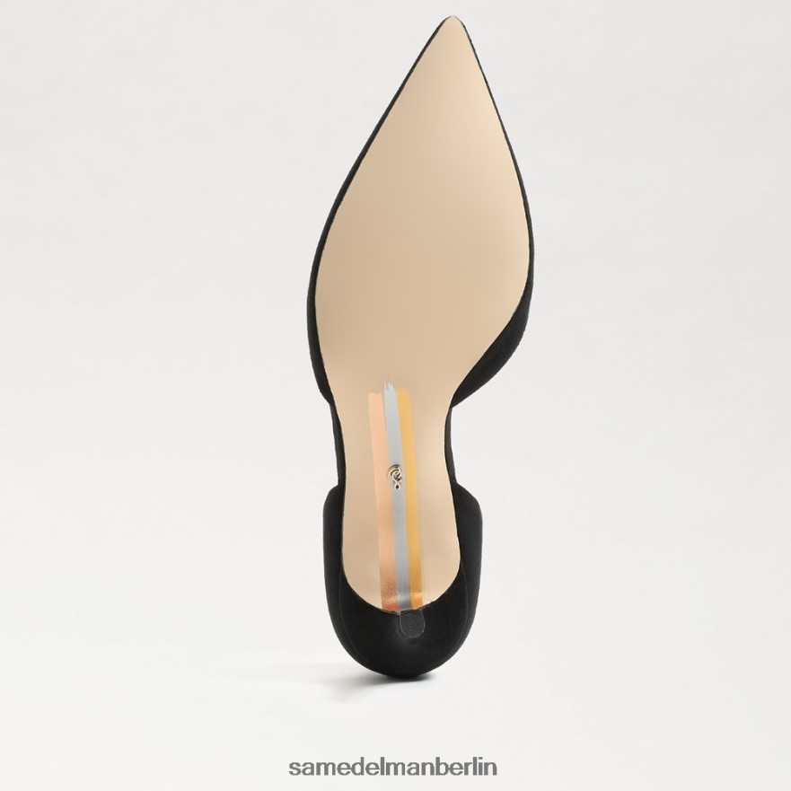Sam Edelman Viv-Pumpe mit spitzer Zehenpartie Frauen schwarzes Wildleder Schuhwerk 2P8JNV367 - Image 6