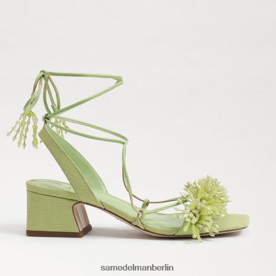 Sam Edelman Walda Perlen-Sandale mit Blockabsatz Frauen Sommerbirne Schuhwerk 2P8JNV63 - Image 2